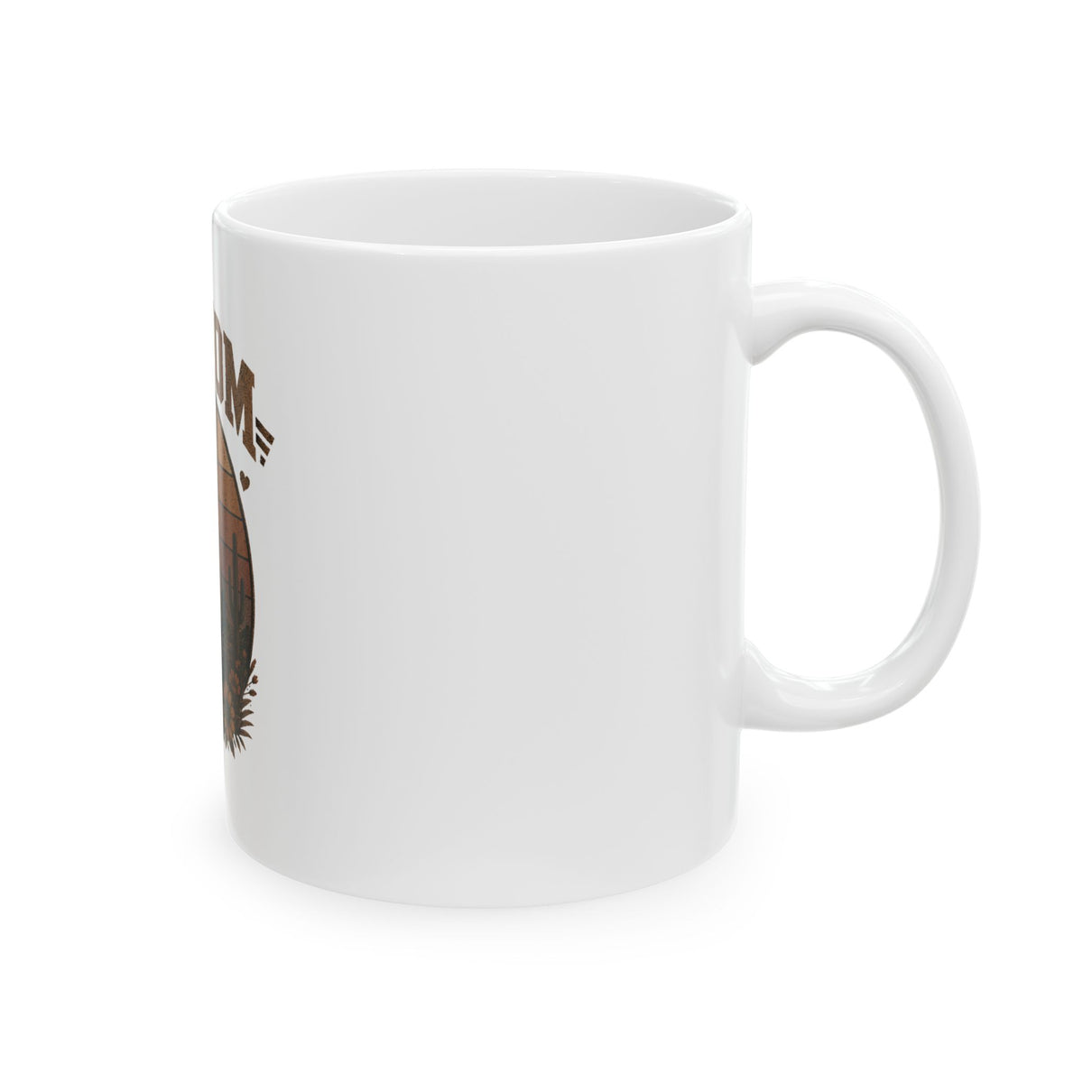 Dog Mom Ceramic Mug — Vintage Sunset Shepherd Coffee Cup (11oz & 15oz)