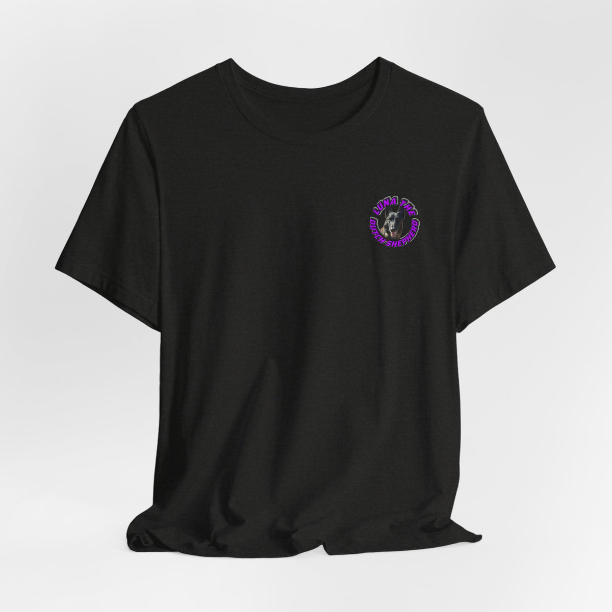 Classic Luna the Dutch Shepherd Photo Tee (Front & Back)