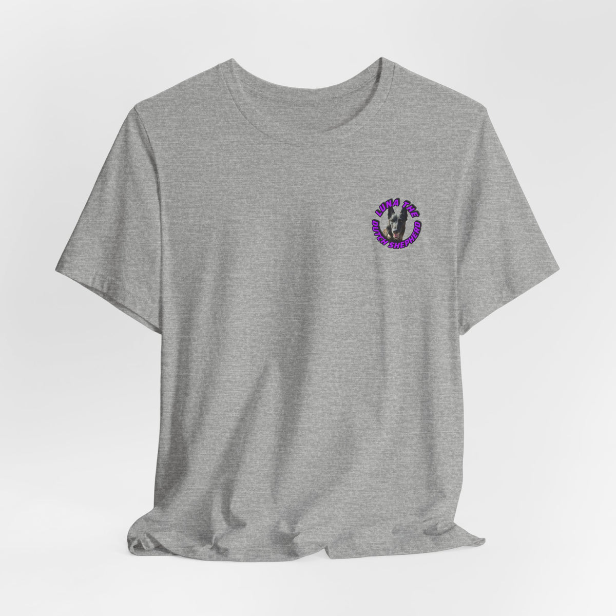 Classic Luna the Dutch Shepherd Photo Tee (Front & Back)