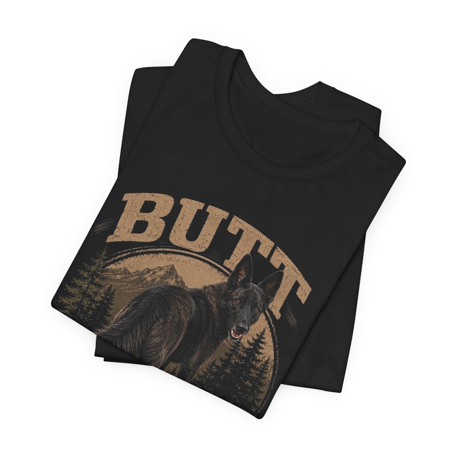 Butt Feather Season T-Shirt — Funny Dog Graphic Tee