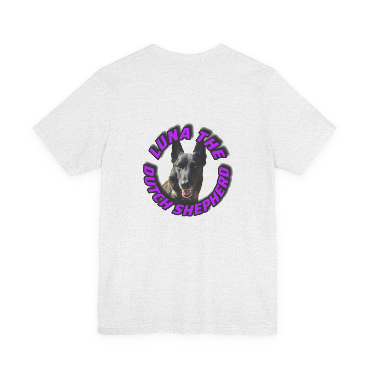 Classic Luna the Dutch Shepherd Photo Tee (Front & Back)