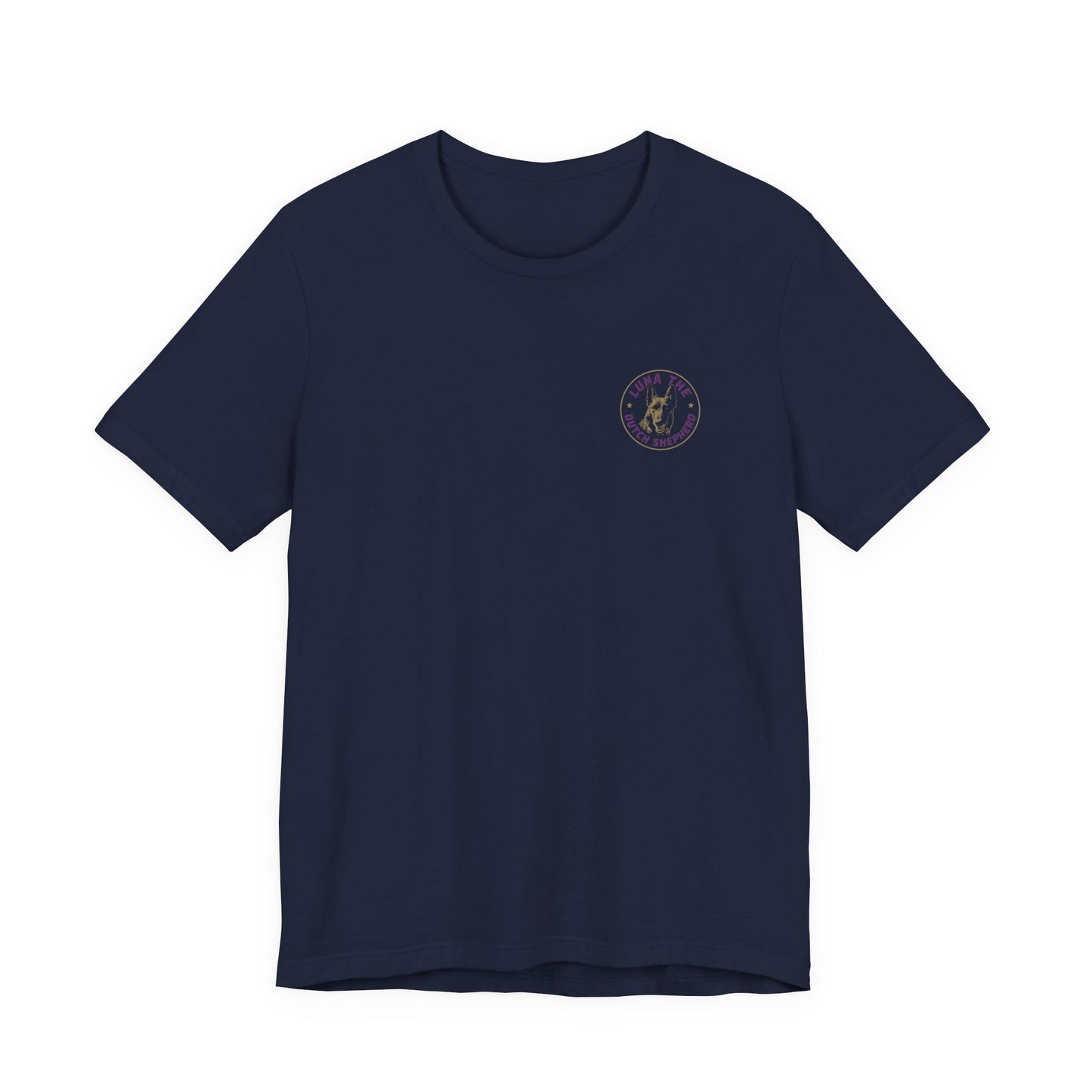 Luna the Dutch Shepherd T-Shirt — Vintage Logo Tee