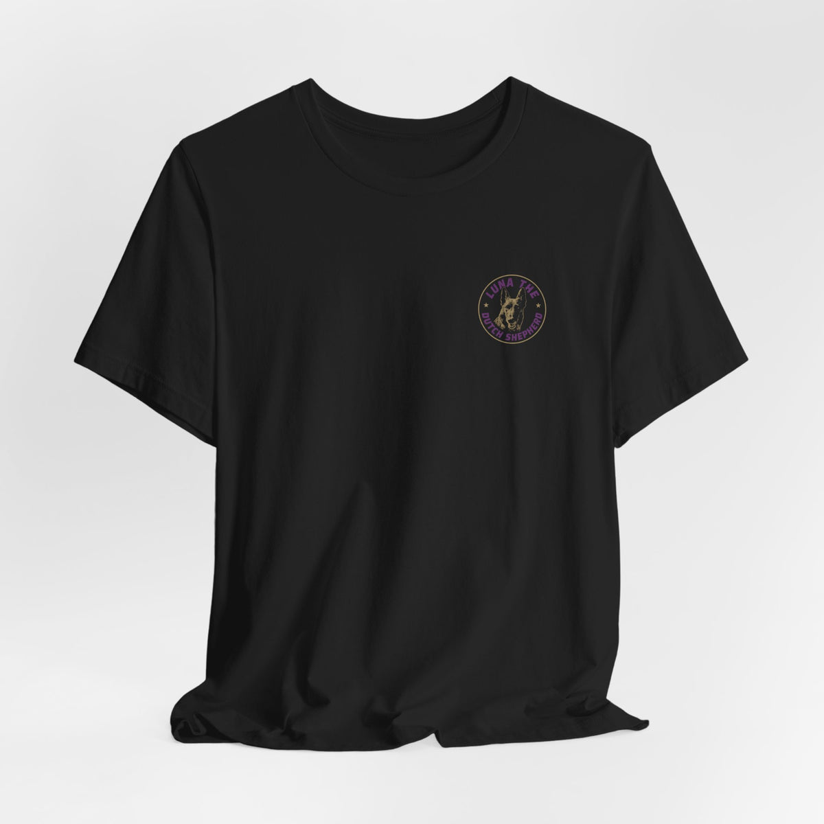 Luna the Dutch Shepherd T-Shirt — Vintage Logo Tee