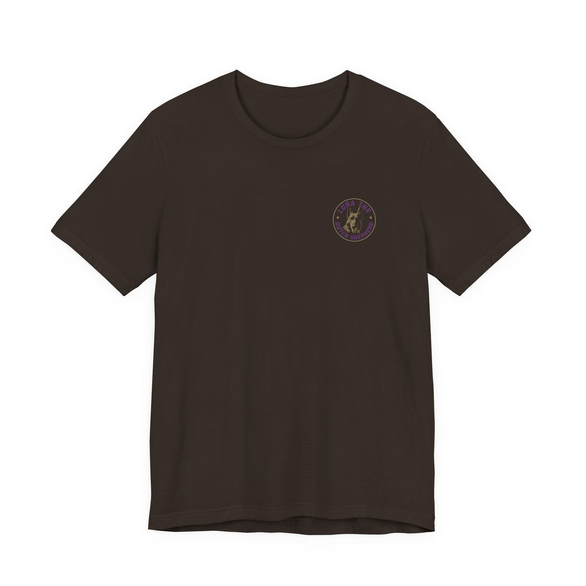Luna the Dutch Shepherd T-Shirt — Vintage Logo Tee