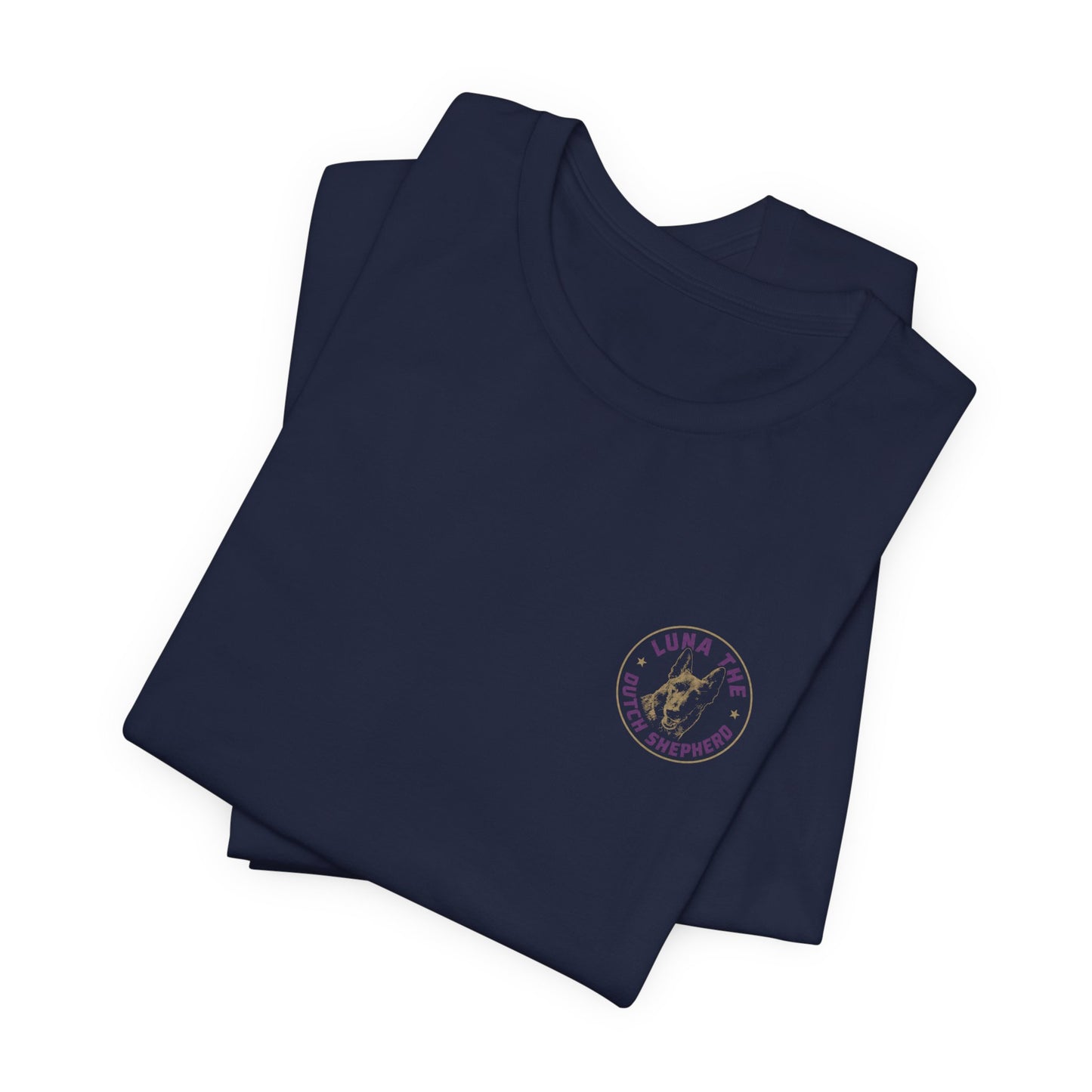Luna the Dutch Shepherd T-Shirt — Vintage Logo Tee
