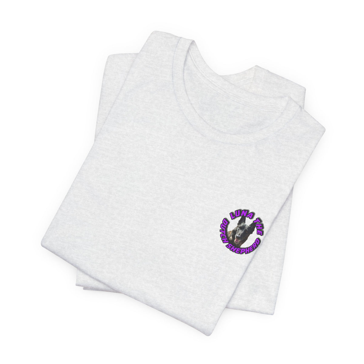 Classic Luna the Dutch Shepherd Photo Tee (Front & Back)