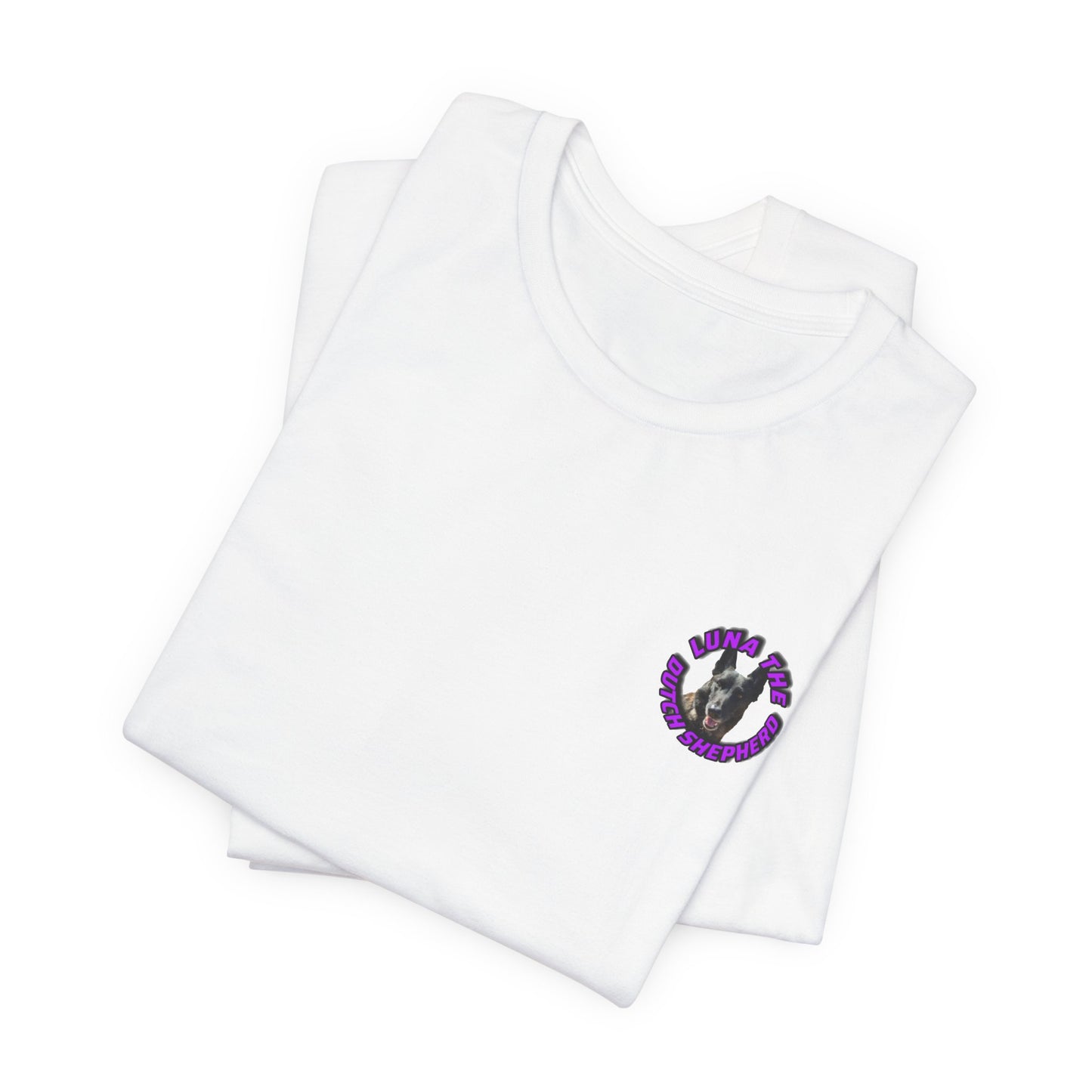 Classic Luna the Dutch Shepherd Photo Tee (Front & Back)