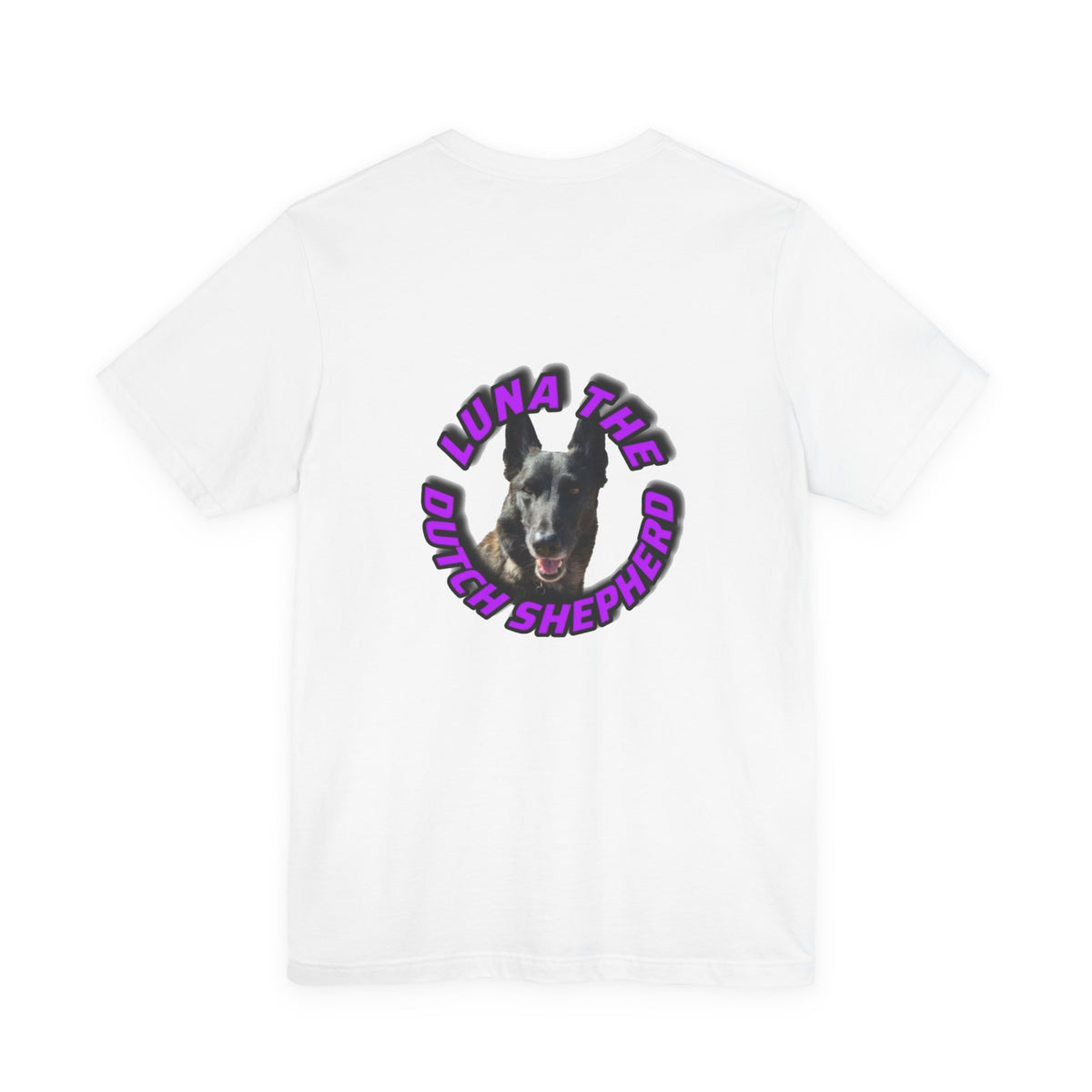 Classic Luna the Dutch Shepherd Photo Tee (Front & Back)