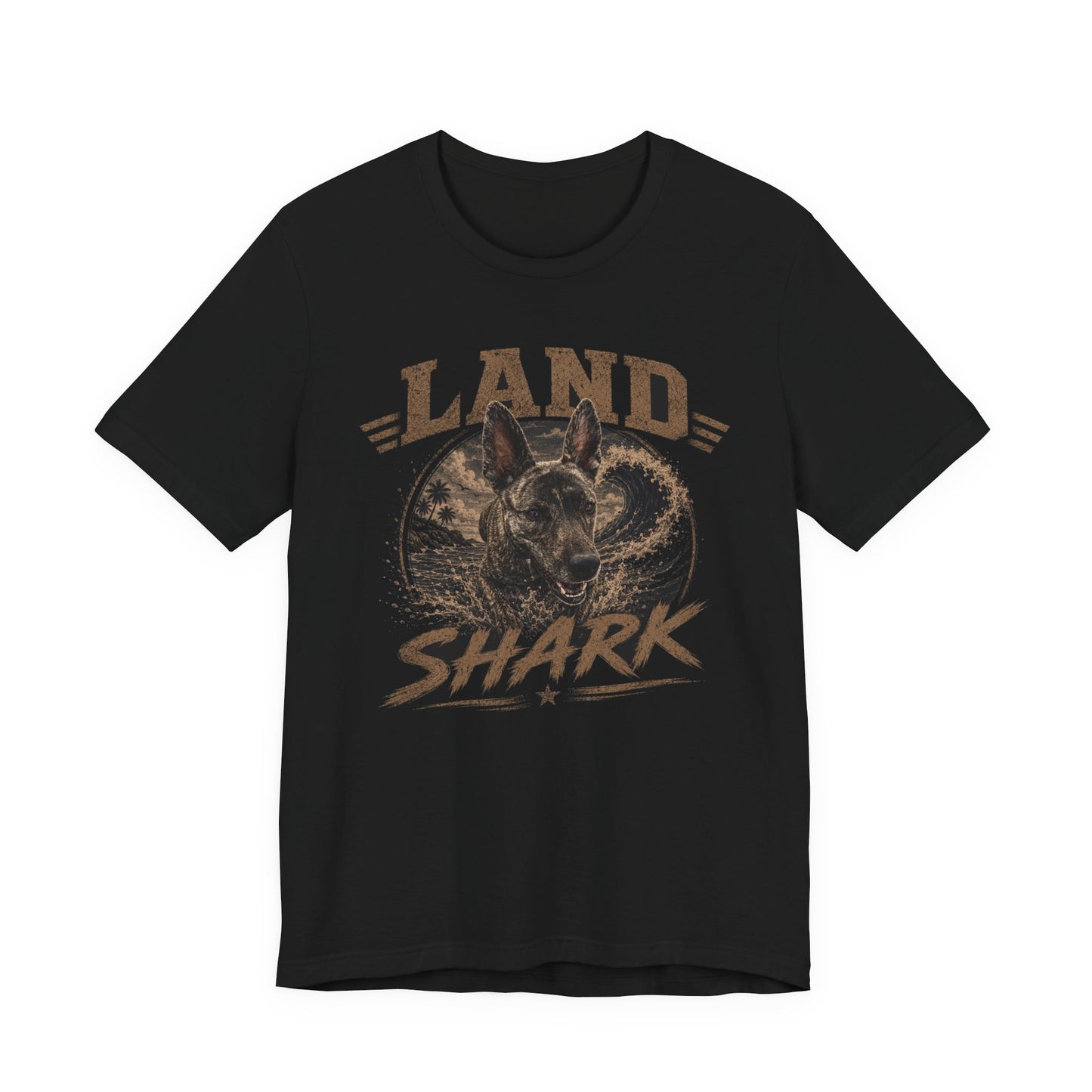 Land Shark Graphic Tee – Vintage Dog Design