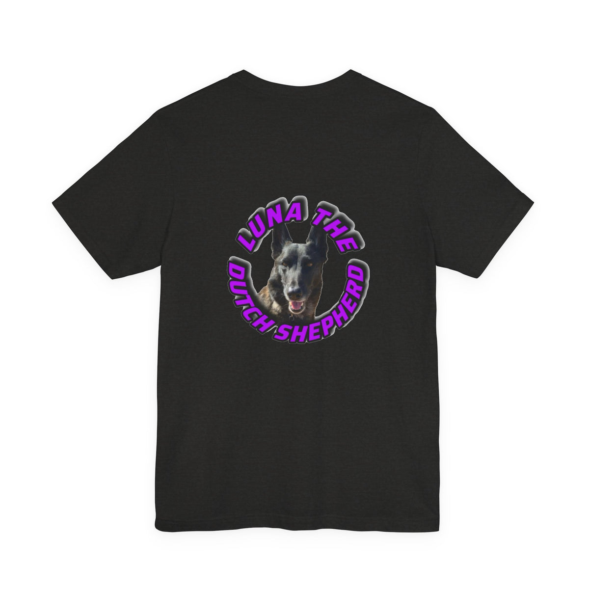 Classic Luna the Dutch Shepherd Photo Tee (Front & Back)