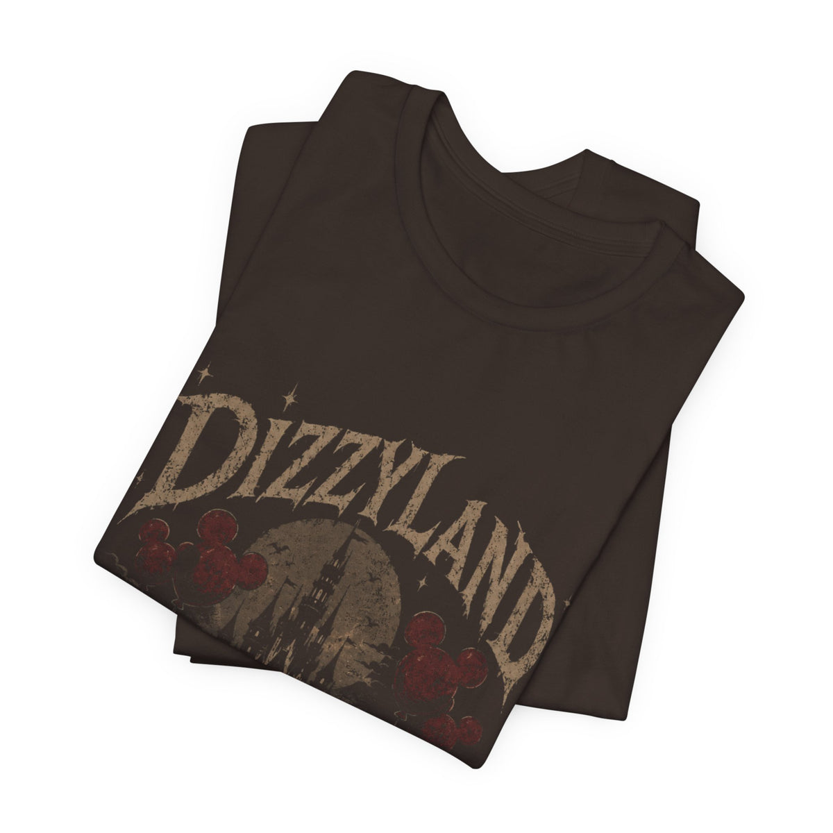 Dizzyland Haunted Castle Tee — Vintage Horror Theme Park T-Shirt