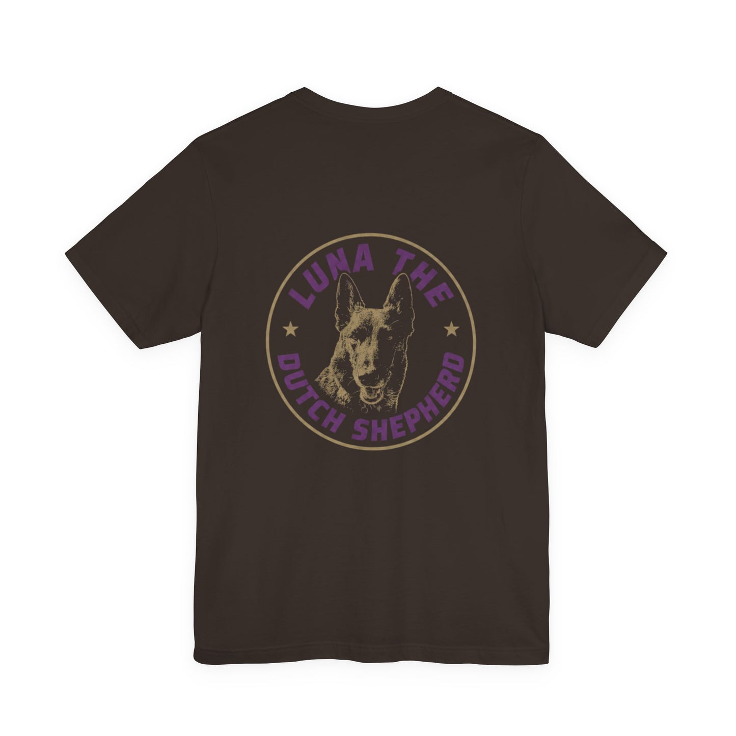 Luna the Dutch Shepherd T-Shirt — Vintage Logo Tee