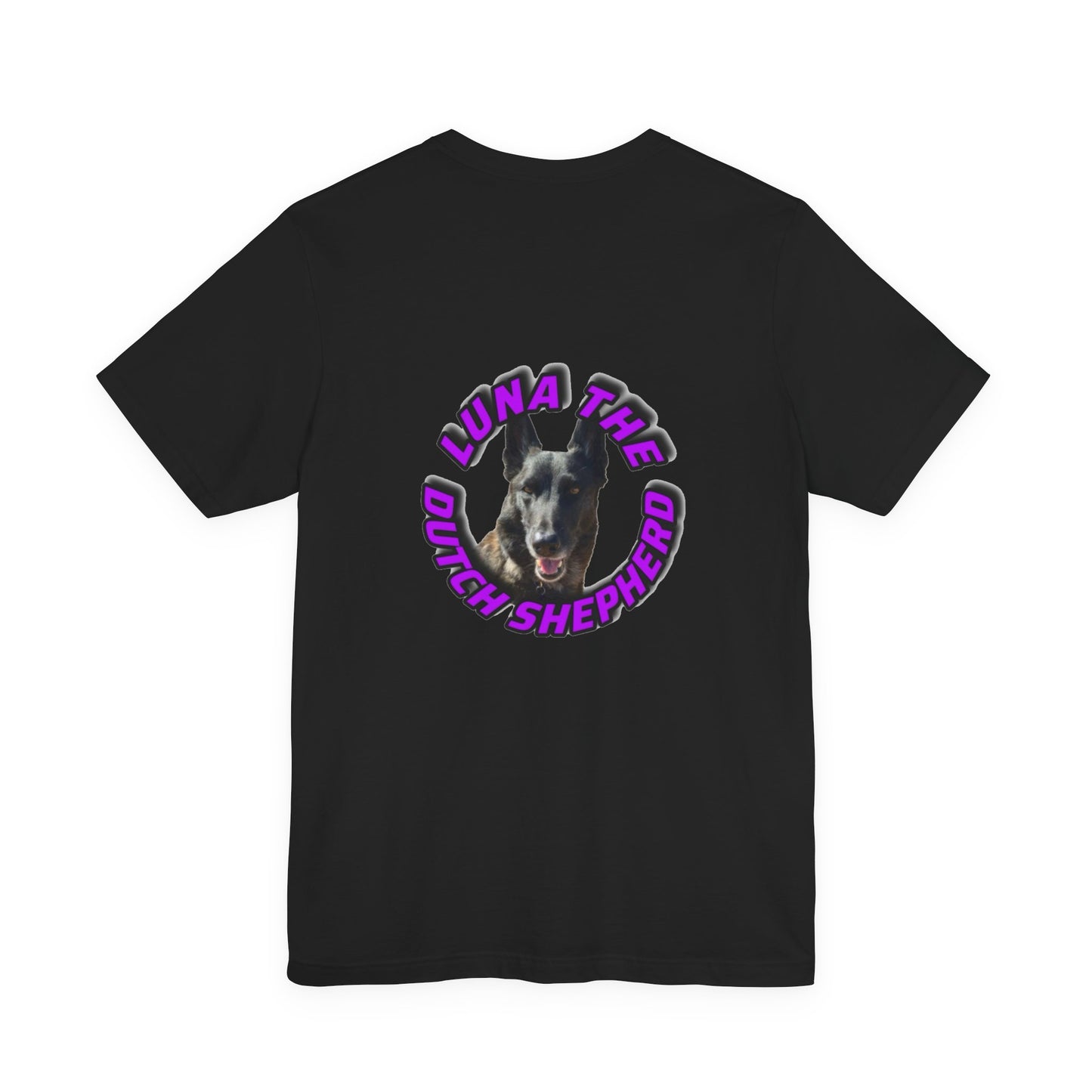 Classic Luna the Dutch Shepherd Photo Tee (Front & Back)