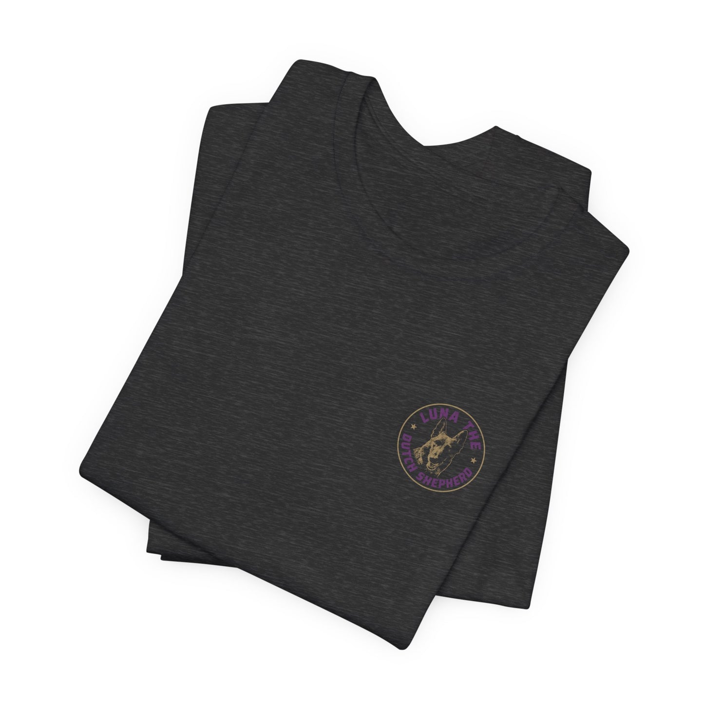 Luna the Dutch Shepherd T-Shirt — Vintage Logo Tee