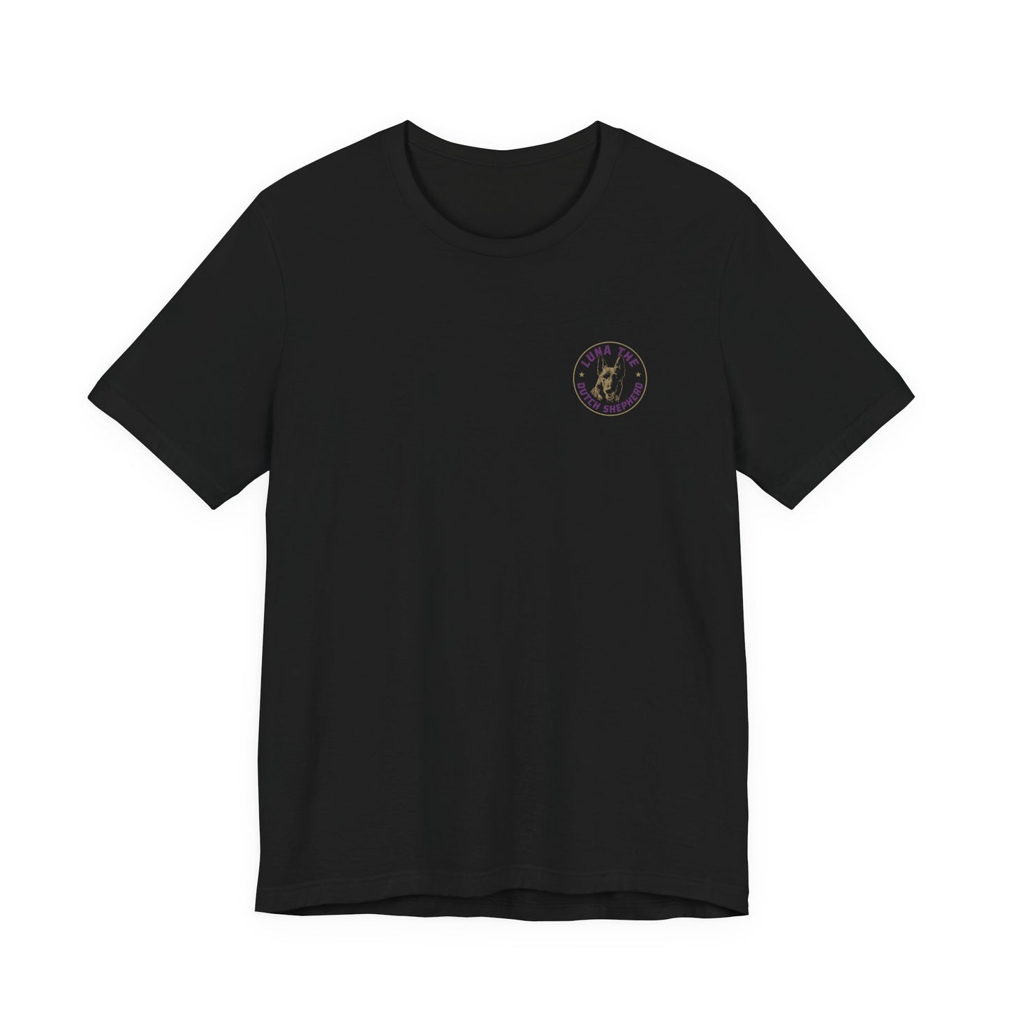 Luna the Dutch Shepherd T-Shirt — Vintage Logo Tee