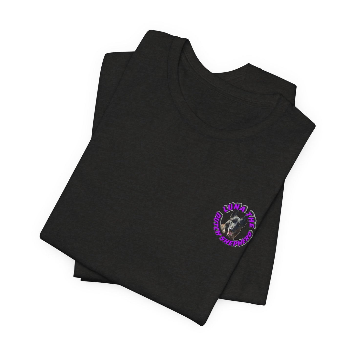 Classic Luna the Dutch Shepherd Photo Tee (Front & Back)