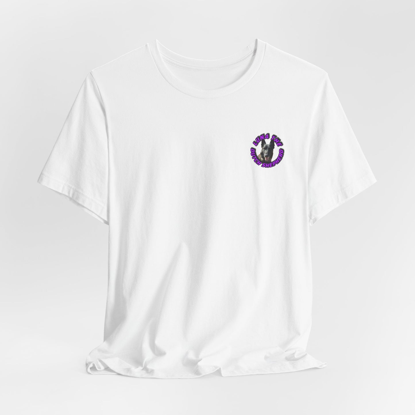 Classic Luna the Dutch Shepherd Photo Tee (Front & Back)