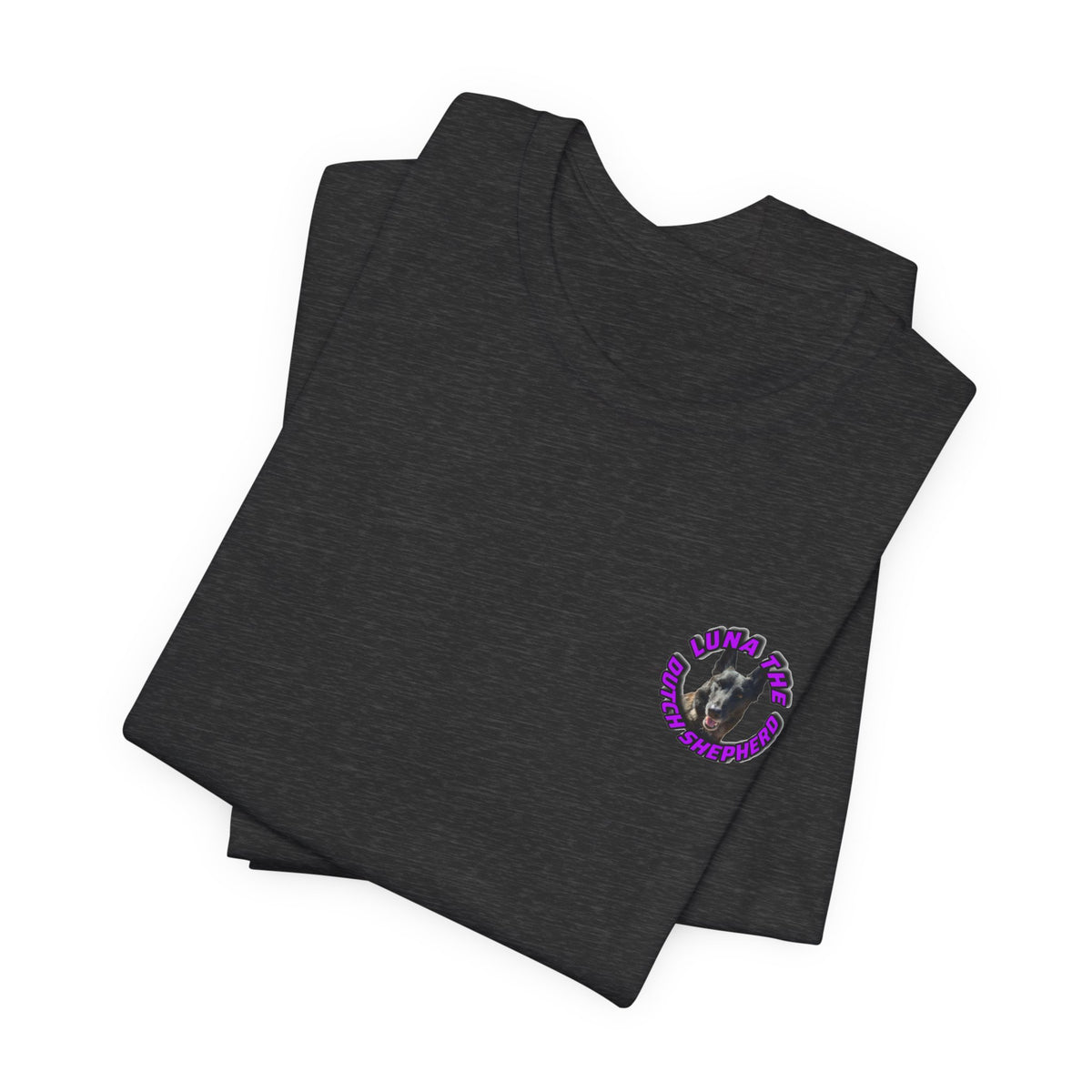 Classic Luna the Dutch Shepherd Photo Tee (Front & Back)