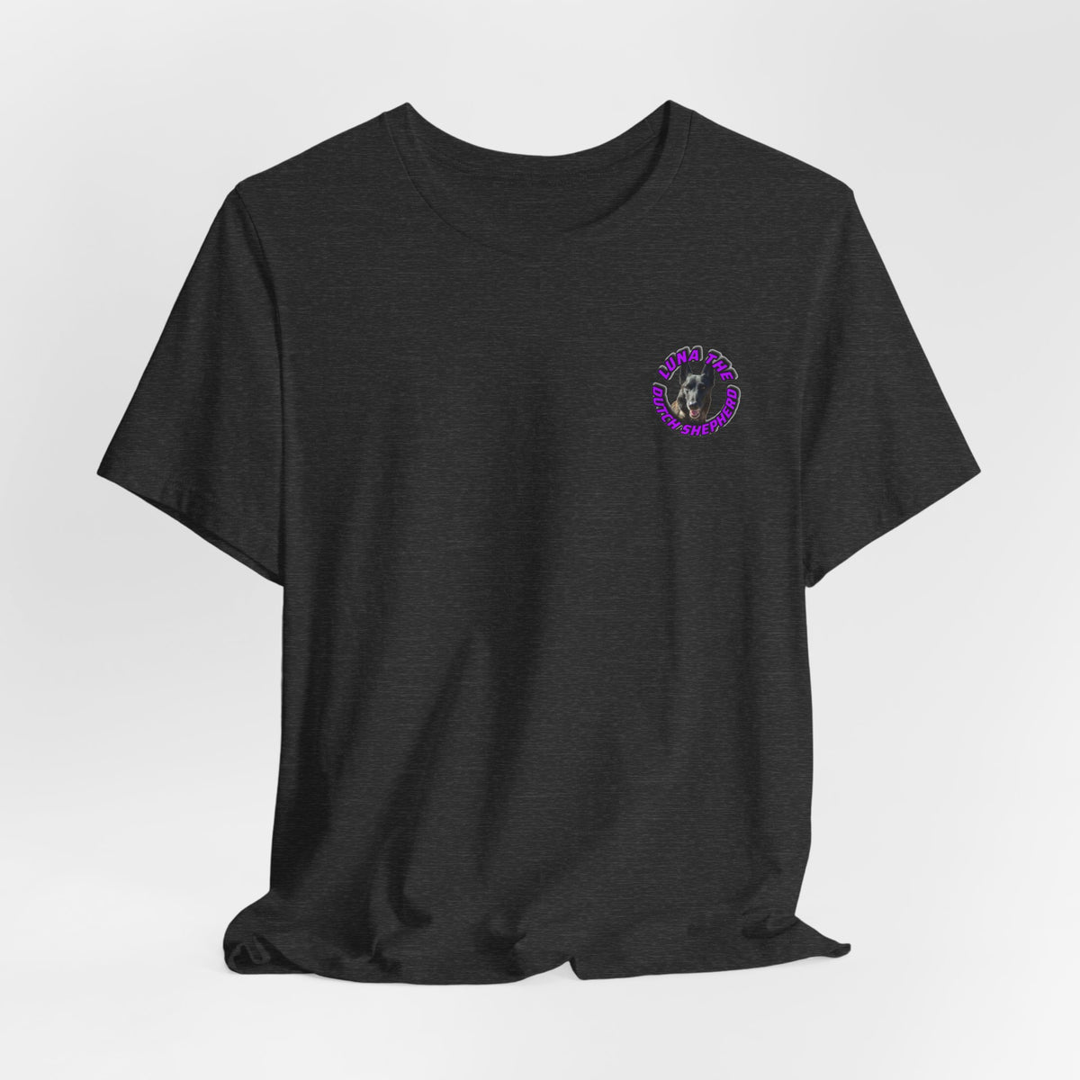 Classic Luna the Dutch Shepherd Photo Tee (Front & Back)