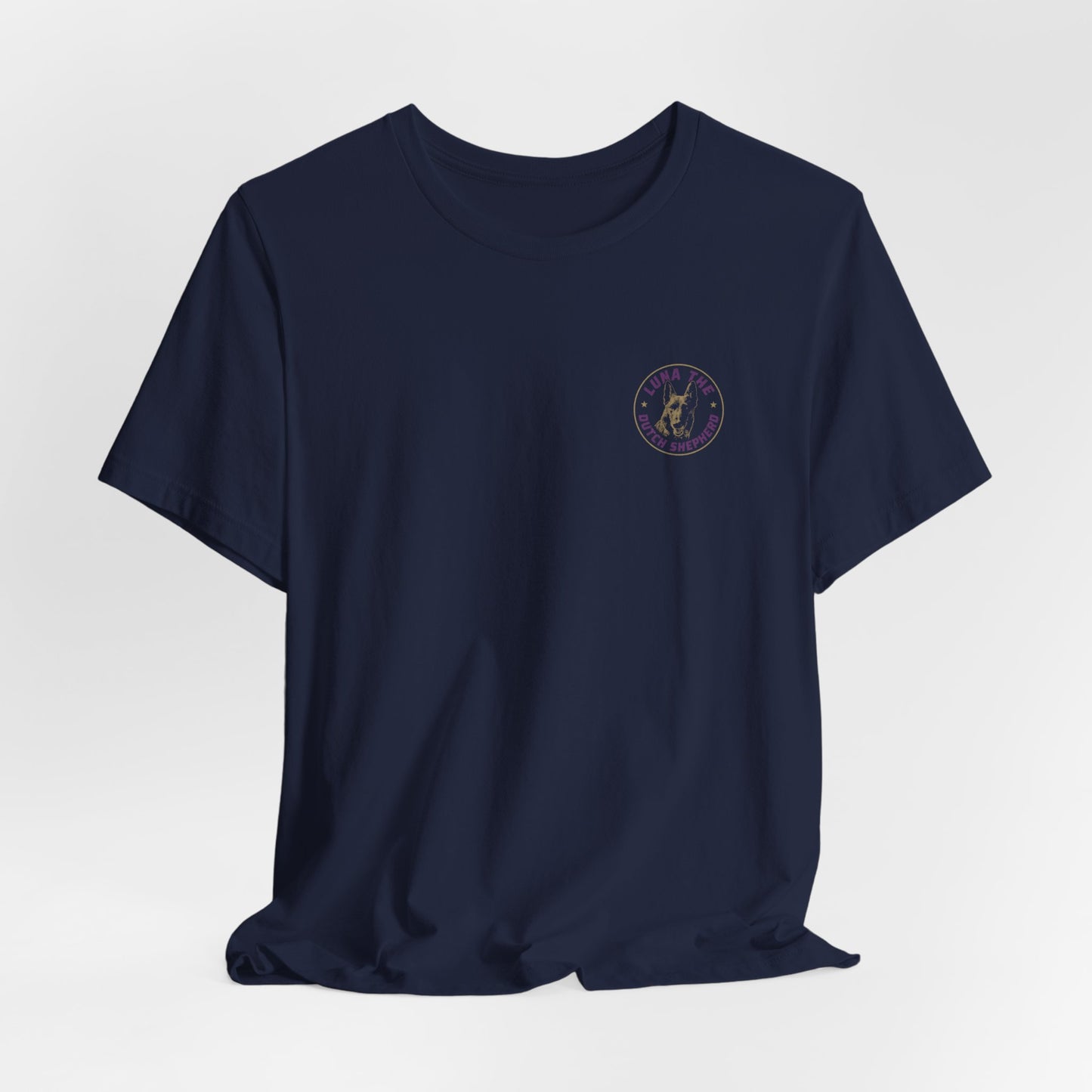 Luna the Dutch Shepherd T-Shirt — Vintage Logo Tee