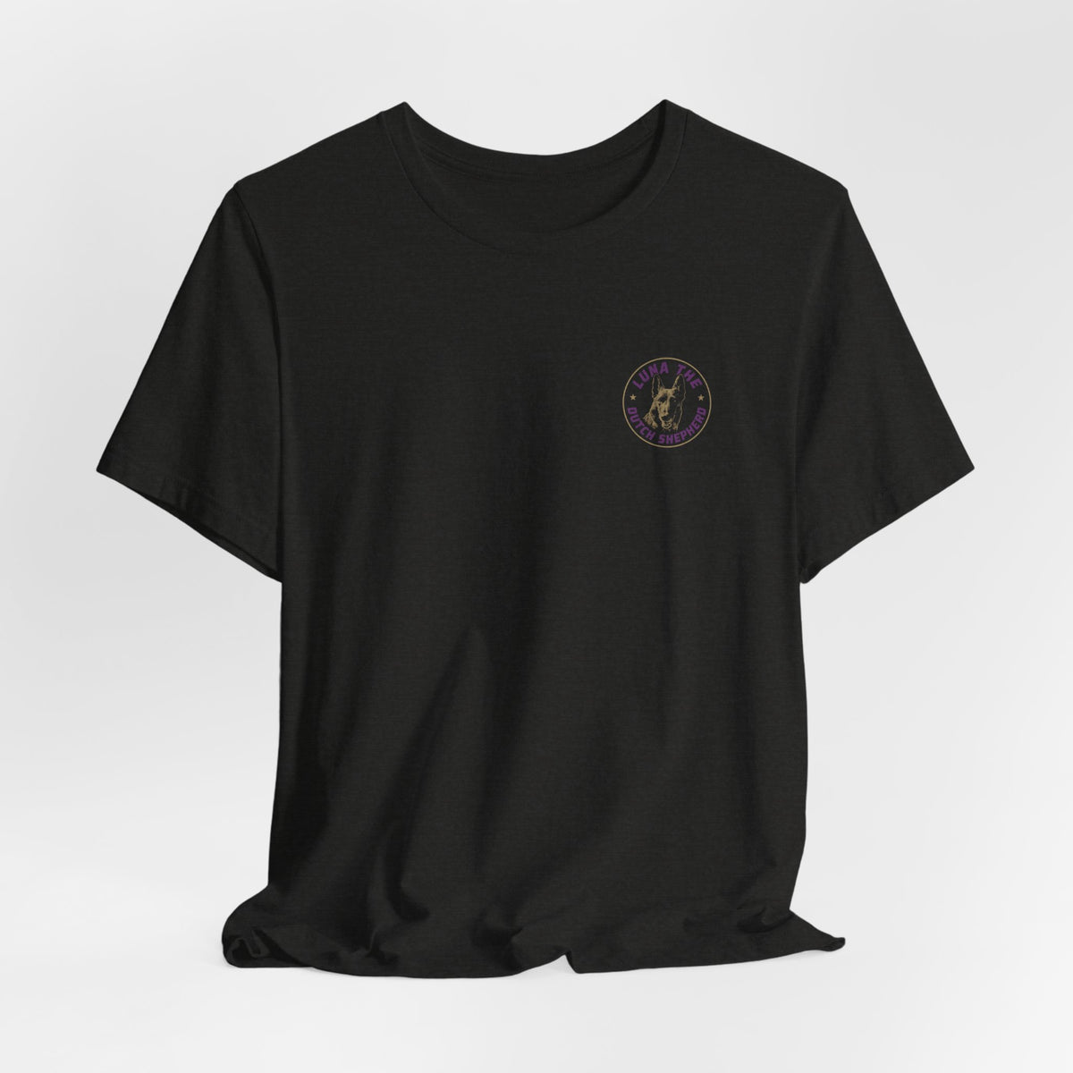Luna the Dutch Shepherd T-Shirt — Vintage Logo Tee