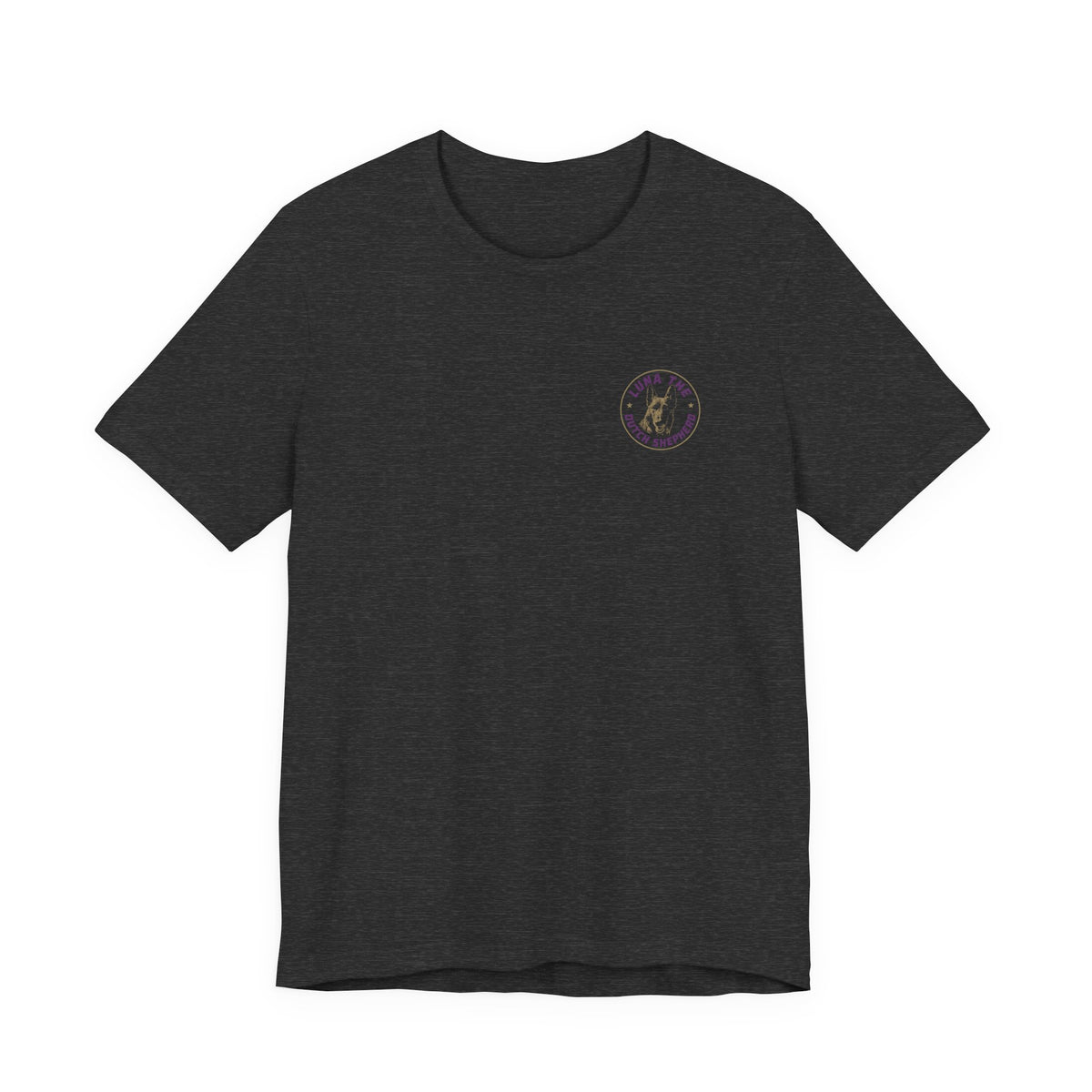 Luna the Dutch Shepherd T-Shirt — Vintage Logo Tee