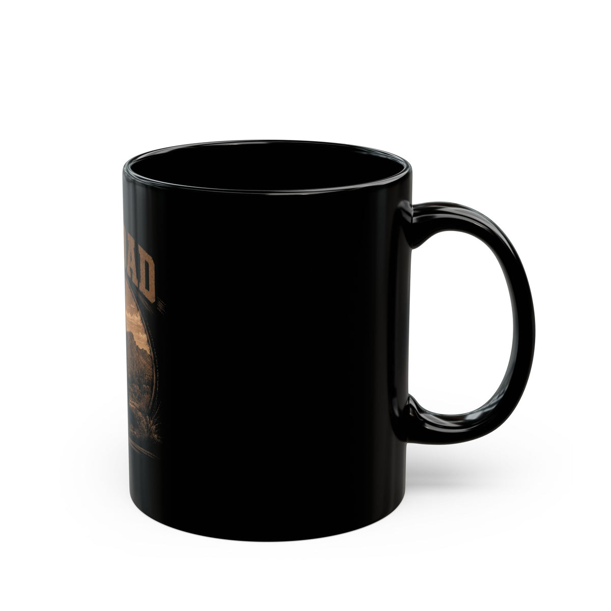 Dog Dad Coffee Mug – Black 11oz/15oz with German Shepherd Design