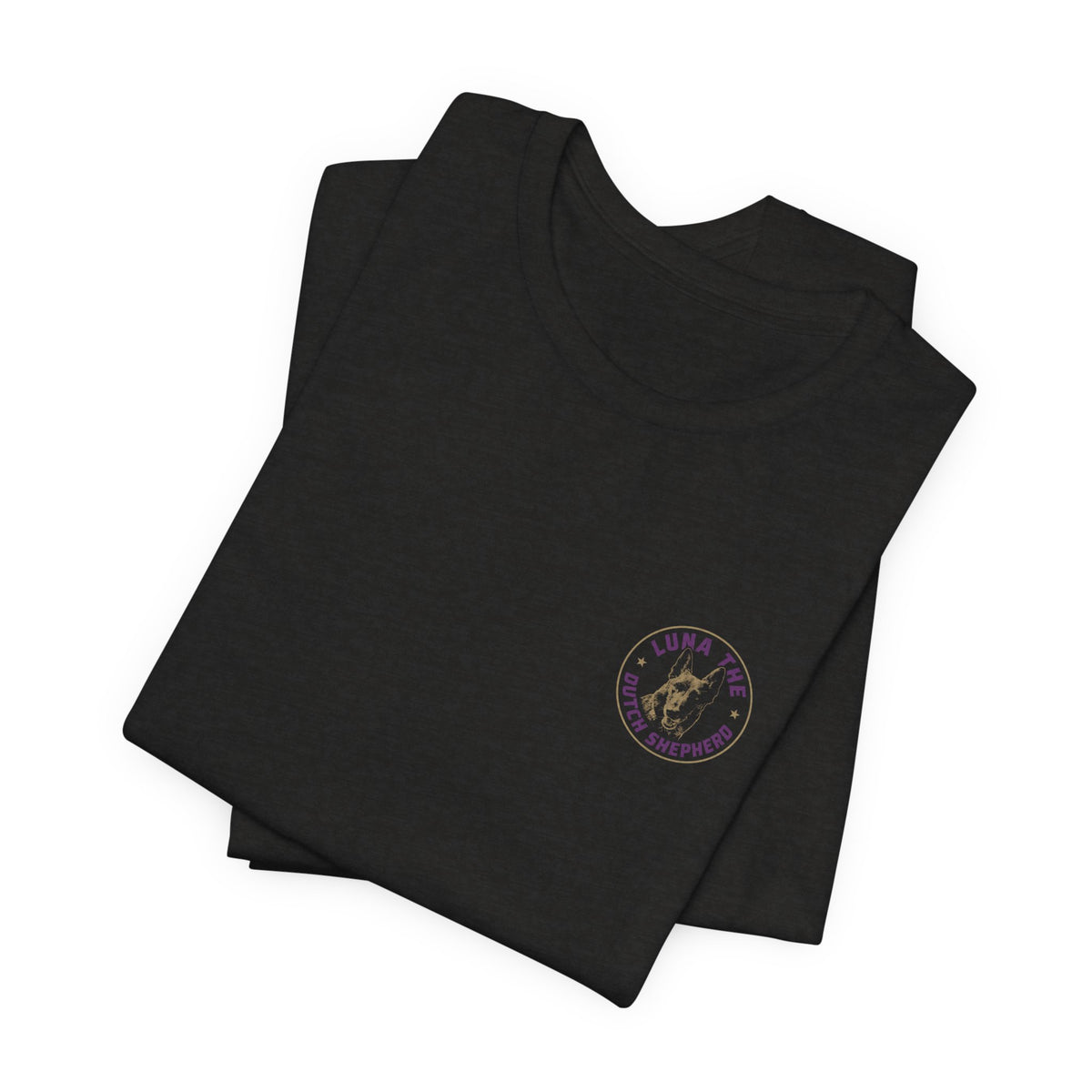 Luna the Dutch Shepherd T-Shirt — Vintage Logo Tee
