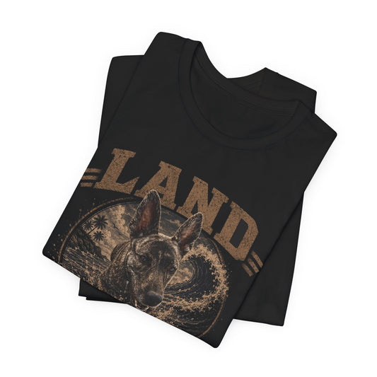 Land Shark Graphic Tee – Vintage Dog Design