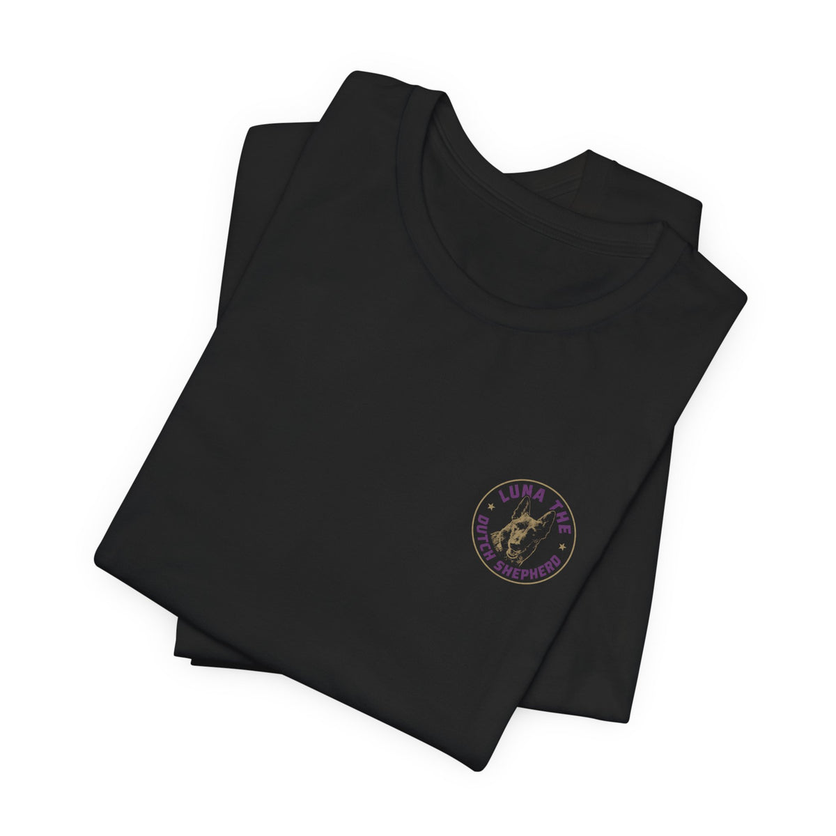 Luna the Dutch Shepherd T-Shirt — Vintage Logo Tee