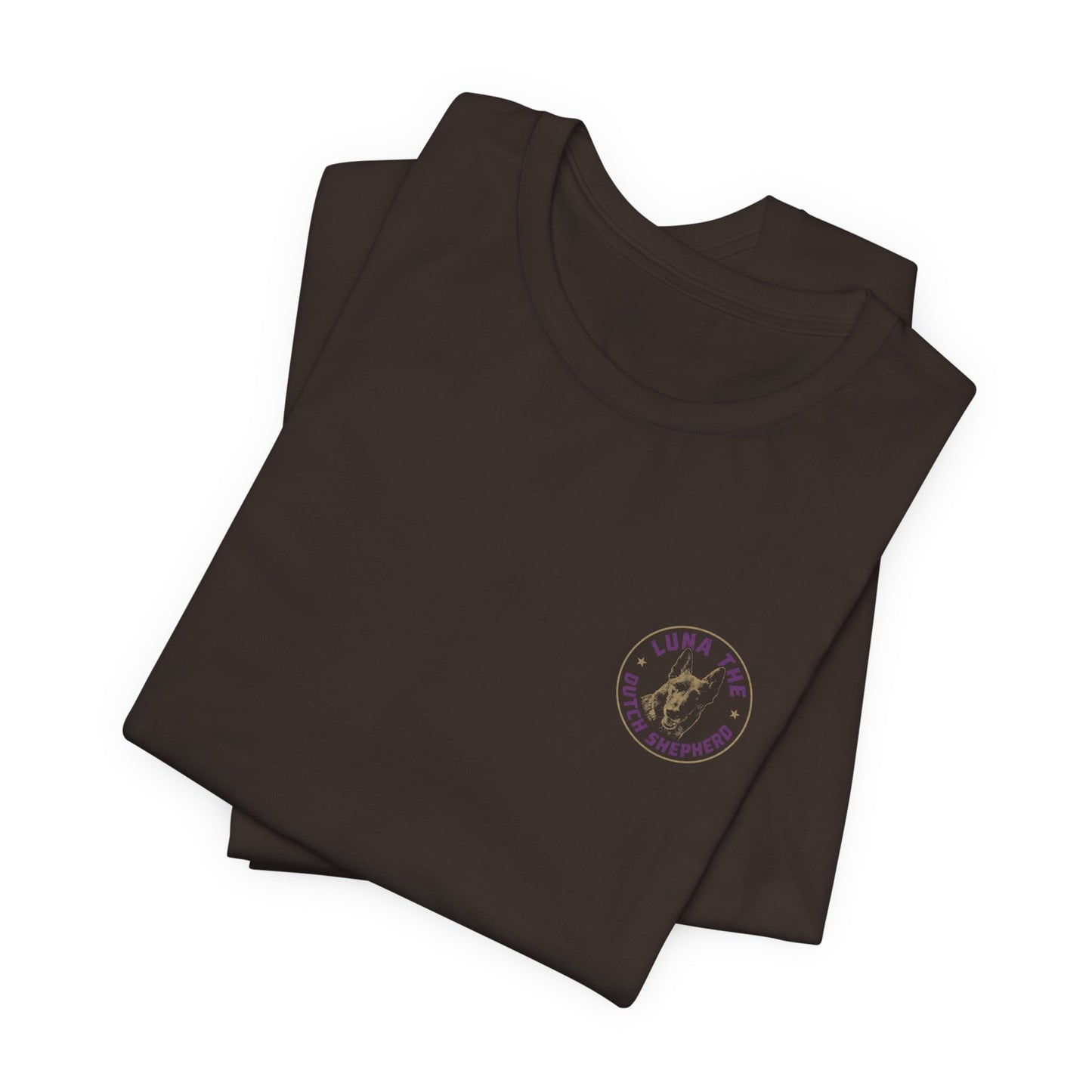 Luna the Dutch Shepherd T-Shirt — Vintage Logo Tee
