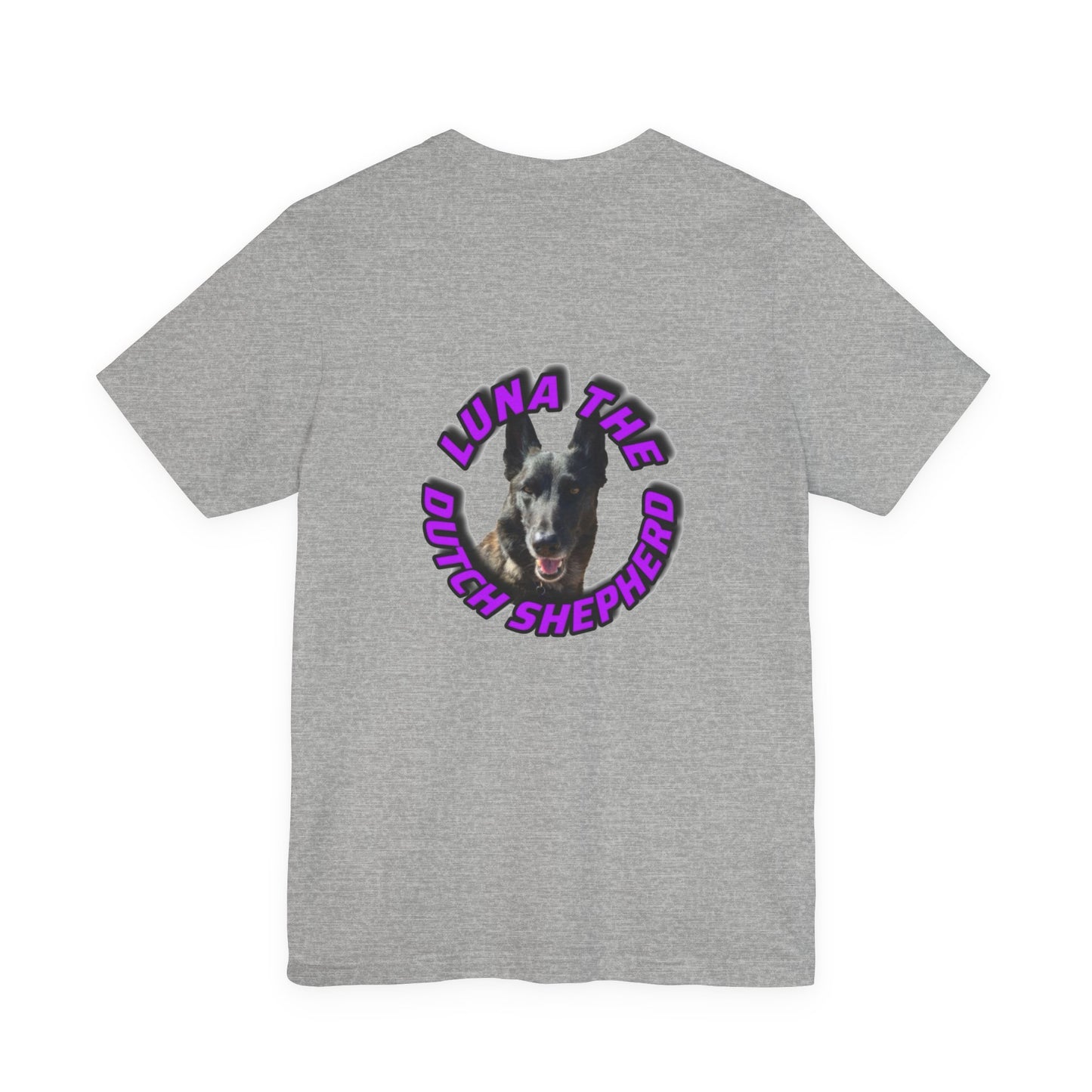 Classic Luna the Dutch Shepherd Photo Tee (Front & Back)